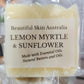 Lemon Myrtle & Sunflower Soap