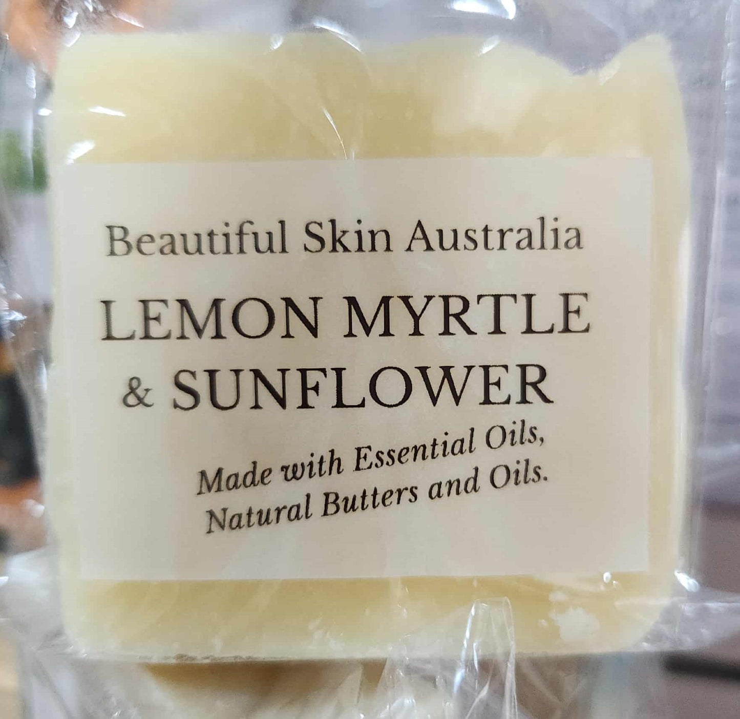 Lemon Myrtle & Sunflower Soap